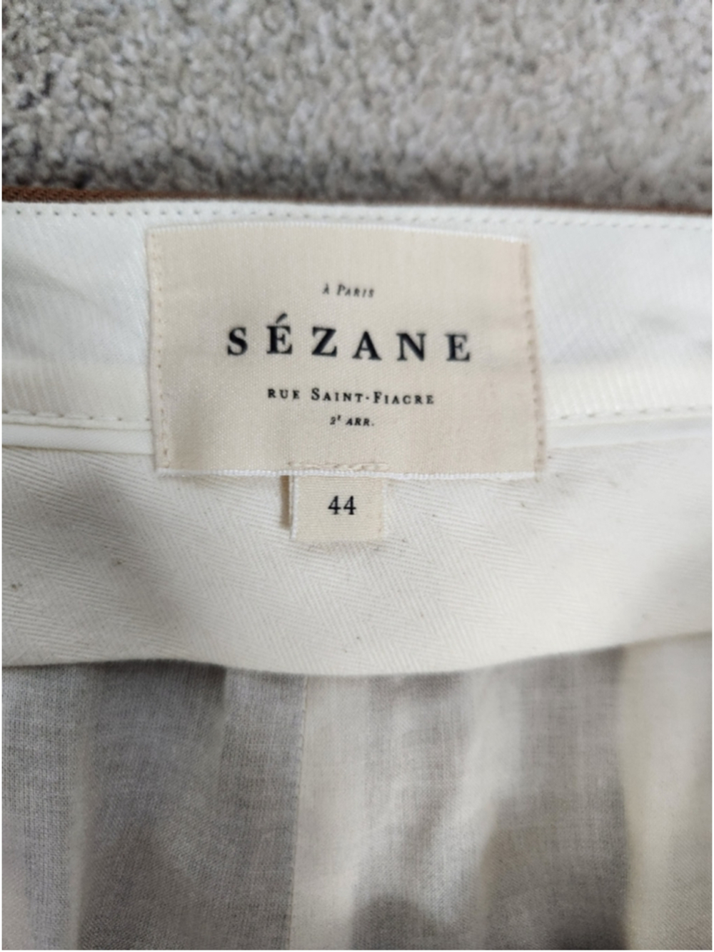 Sezane Emilio Trousers Dress Pants Size 44 Professional Old Money French Paris - Picture 10 of 12